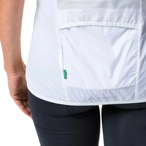 Gilet A Vento Vaude Matera Air Bianco Nero Donna 8 Gilet A Vento Vaude Matera Air Bianco Nero Donna - immagine 6