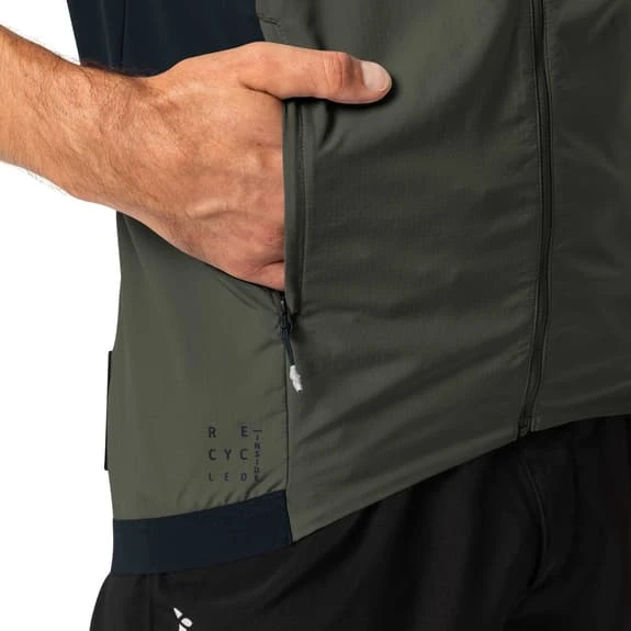 Gilet A Vento Vaude Kuro Air Verde Cachi 7 Gilet A Vento Vaude Kuro Air Verde Cachi - immagine 5