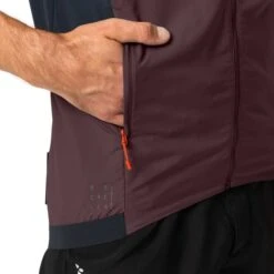 Gilet A Vento Vaude Kuro Air Lilla Scuro -Negozio All Aperto vu 43132 318 005