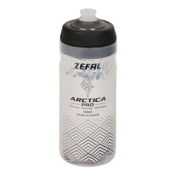 ZEFAL Borraccia Zéfal Arctica Pro 55 550 Ml Argento Nero 3 ZEFAL Borraccia Zéfal Arctica Pro 55 550 Ml Argento Nero