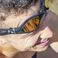 Occhialini Zoggs Tiger LSR+ Nero Con Lenti A Specchio Oro -Negozio All Aperto zg 461092 bkgymgdr 006